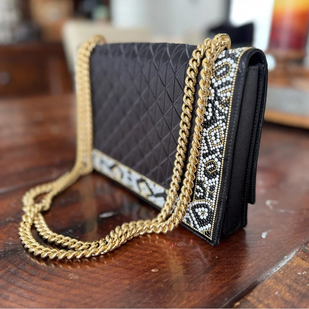 Salvatore Ferragamo Black Quilted Shoulder Bag - Picture 4 of 9